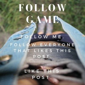 IT’S A FOLLOW GAME PARTY! 🥂